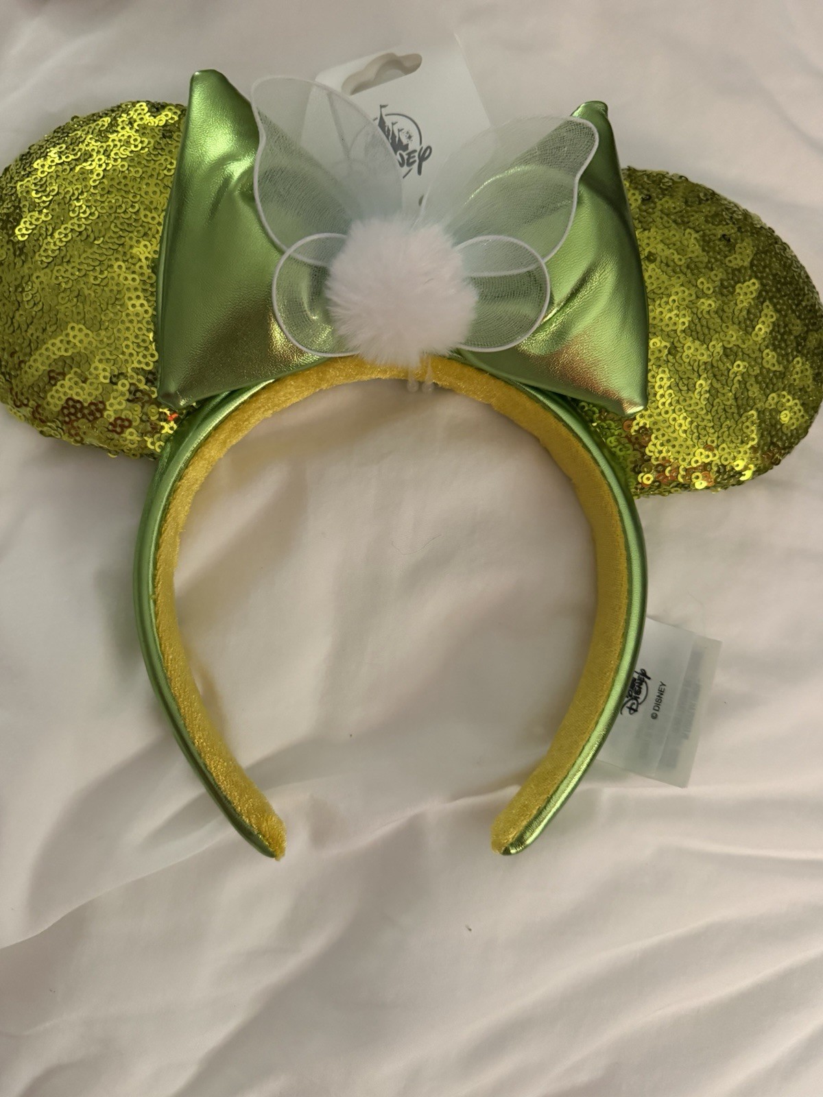 Disney Parks Tinker Bell Minnie Mouse Ears Headband  NEW
