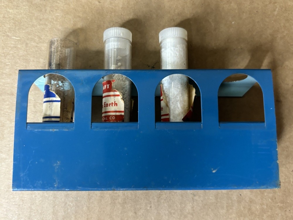 Porter Microcraft Microscope Lab in Original Tin Box / with Scope & Some Parts