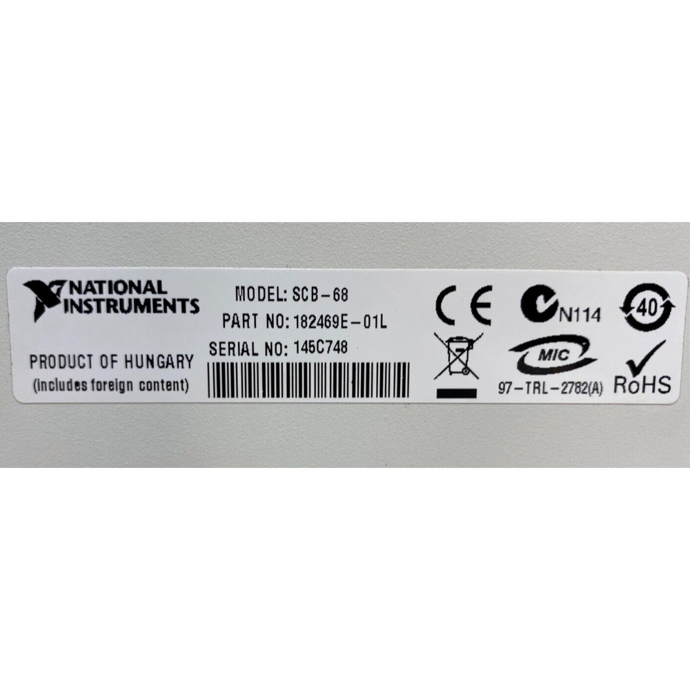 NEW National Instruments SCB68 SCB-68 FAST SHIPPING