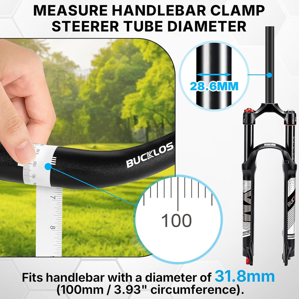 Adjustable Bike Stem Riser for MTB, E-Bike & Road Bicycles