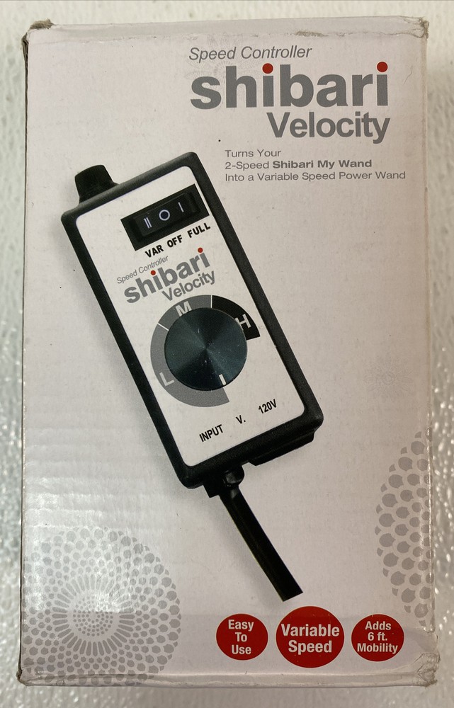 Shibari Velocity Plus 2 Speed Controller For My Wand Massager-6 Ft Mobility