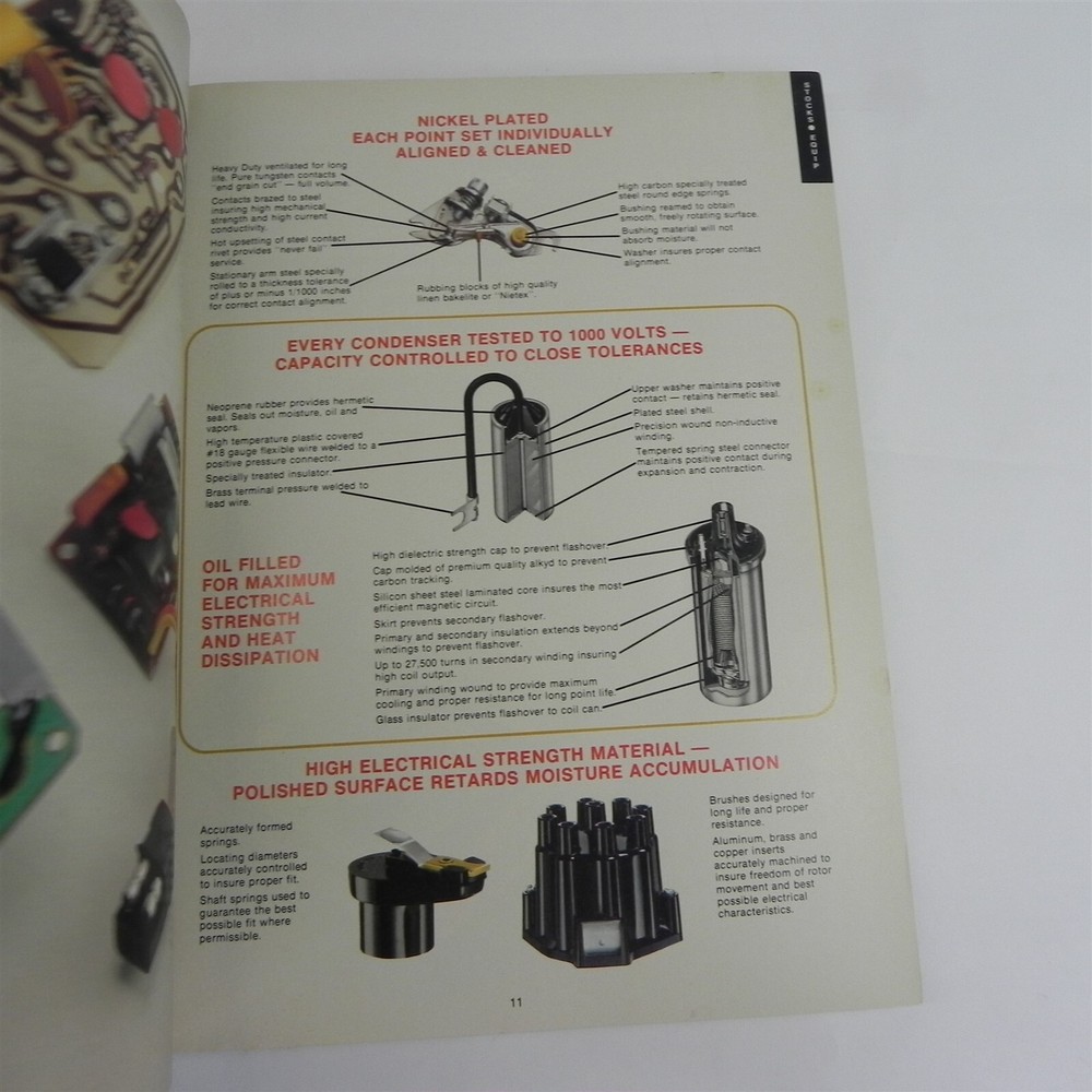 1978 CE NIEHOFF IGNITION ELECTRICAL PARTS CATALOG SPECIFICATIONS GUIDE BOOK