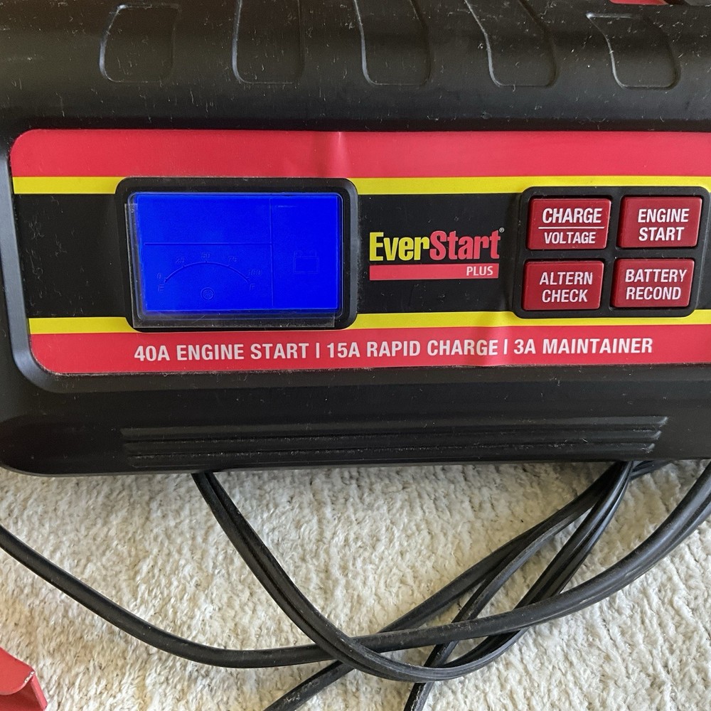 EverStart Maxx 40A Engine Start 15A Rapid Charger 3A Maintainer - Tested *Good*