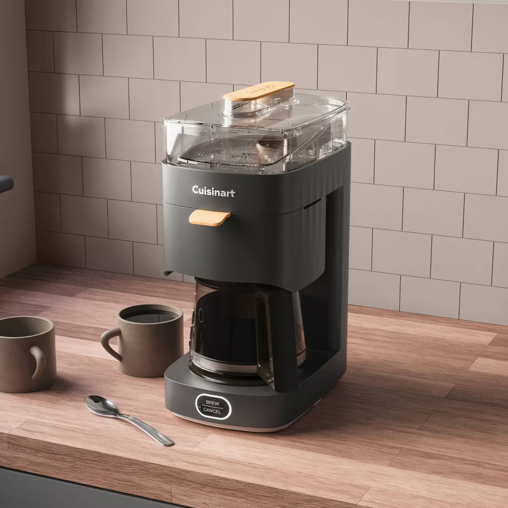 Cuisinart 5c SOHO Drip Coffee Maker Warm Black DCC-5BK