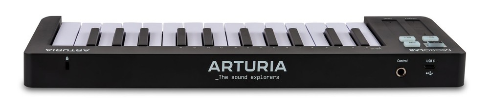Arturia MICROLAB MK3 Black 25-Key MIDI USB Keyboard Controller+Pro Software