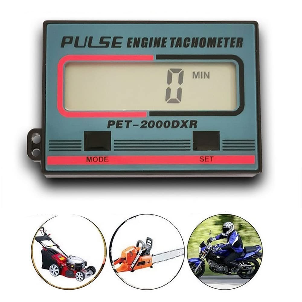 Gexmil Handheld Digital Induction Tachometer for 2/4-Stroke Chainsaw Small Engin