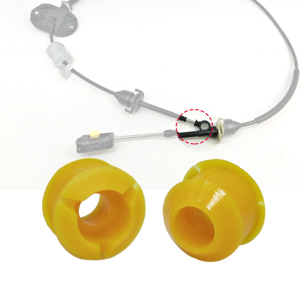 2Pcs For Ford Escape 2008-2012 Gear Selector Lever Linkage Shift Cable Bushing