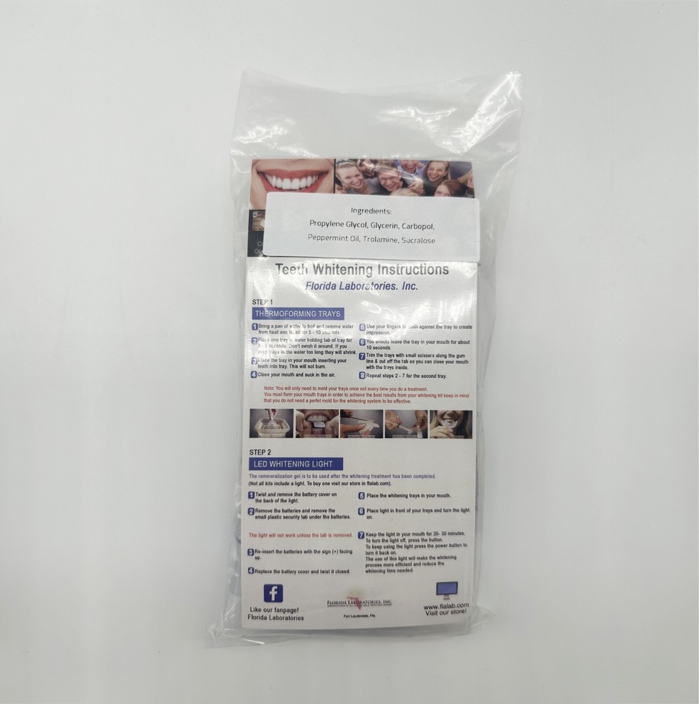 2 - 10% FOR SENSITIVE TEETH Tooth BLEACHING Whitening Gel