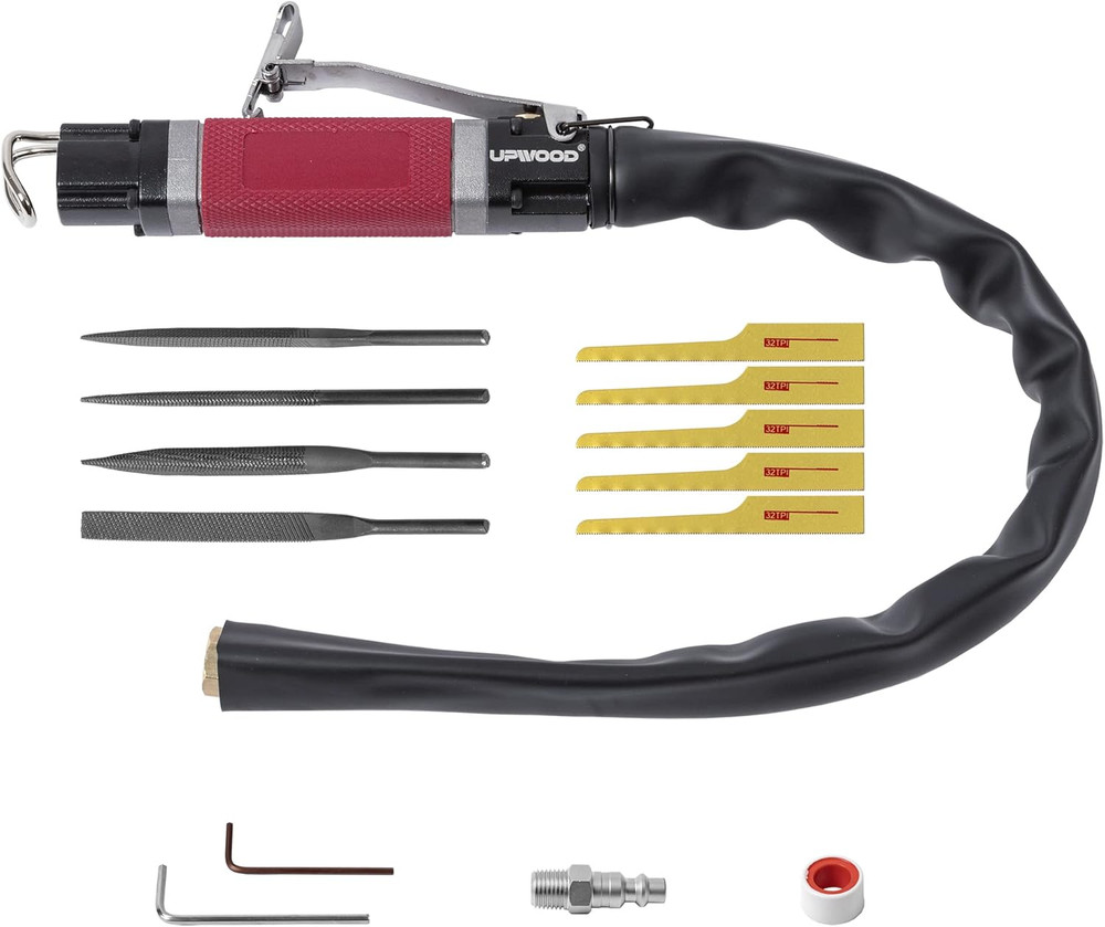 Air Reciprocating File Body Saw, Multi-Function Low Vibration 8000Spm Pneumatic