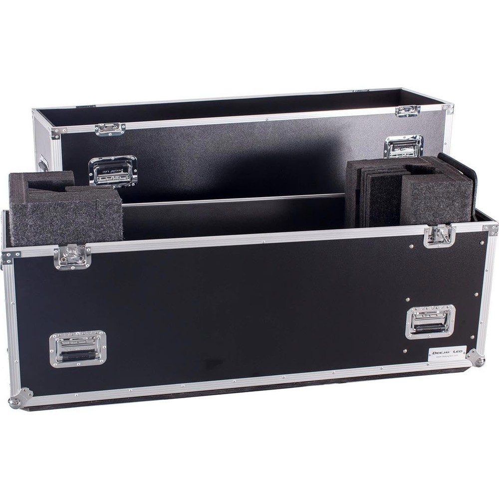 DEEJAY LED DJ Turntable Case (TBH1LED50WHEELS)