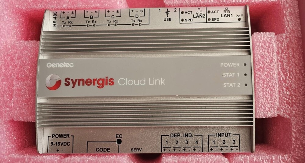 Tested & Working Genetec Synergis Cloud Link SY-Cloudlink Look
