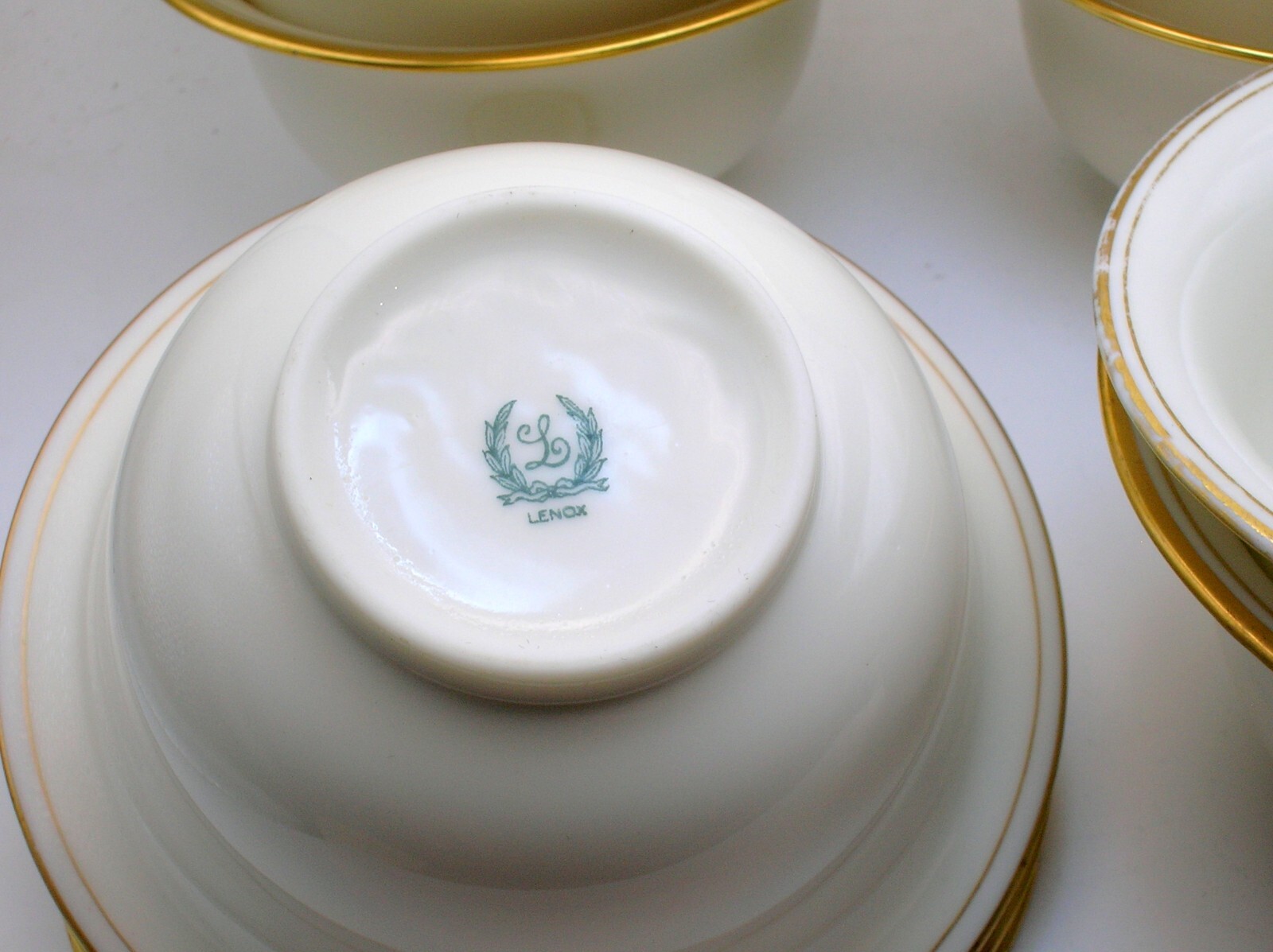 1 X LENOX BOULLION OR SOUP LINER 4 1/8" IN DIAMETER FOR SILVER HOLDER/MORE AVAIL