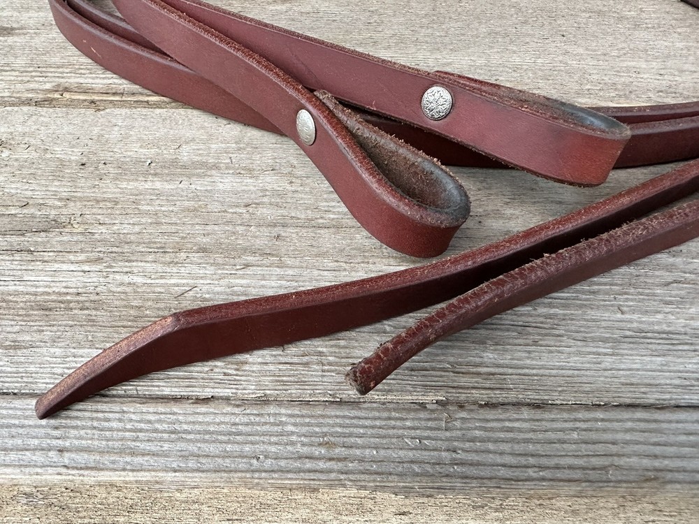 Horse Tack - 7’ Leather Western Split Reins