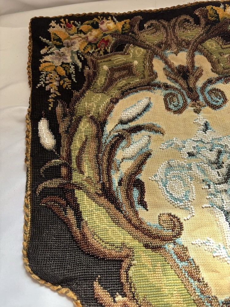 Vintage Hand-Beaded Piece. BEAUTIFUL HANDIWORK!!