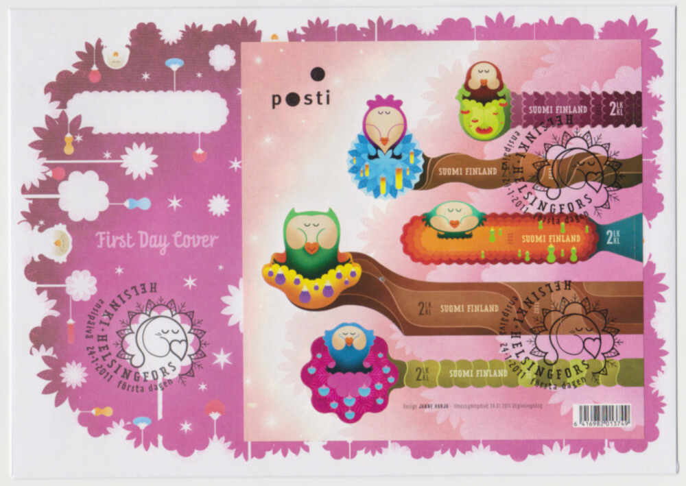 Finland FDC 2011,  Valentine Day, Mint