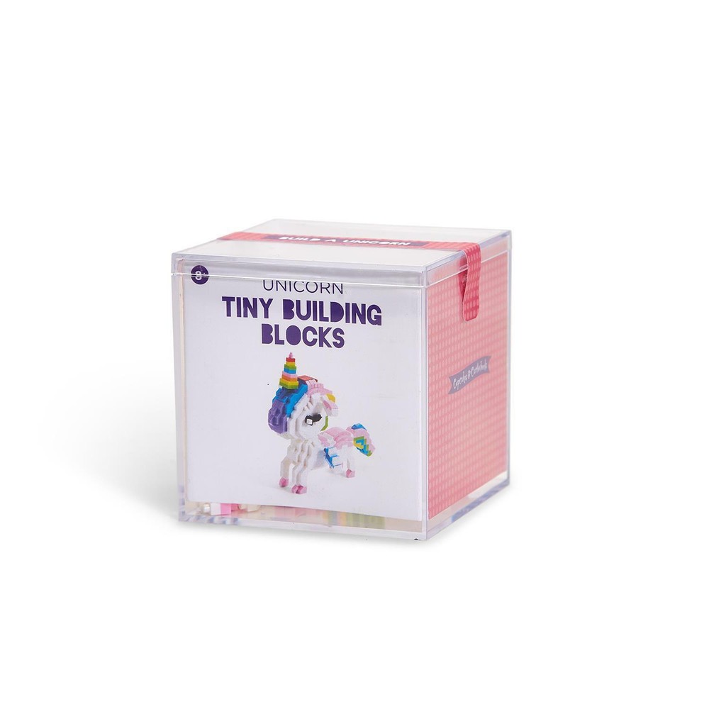 Unicorn Tiny Building Blocks in Storage Box (744 pcs) - Plastic 43997