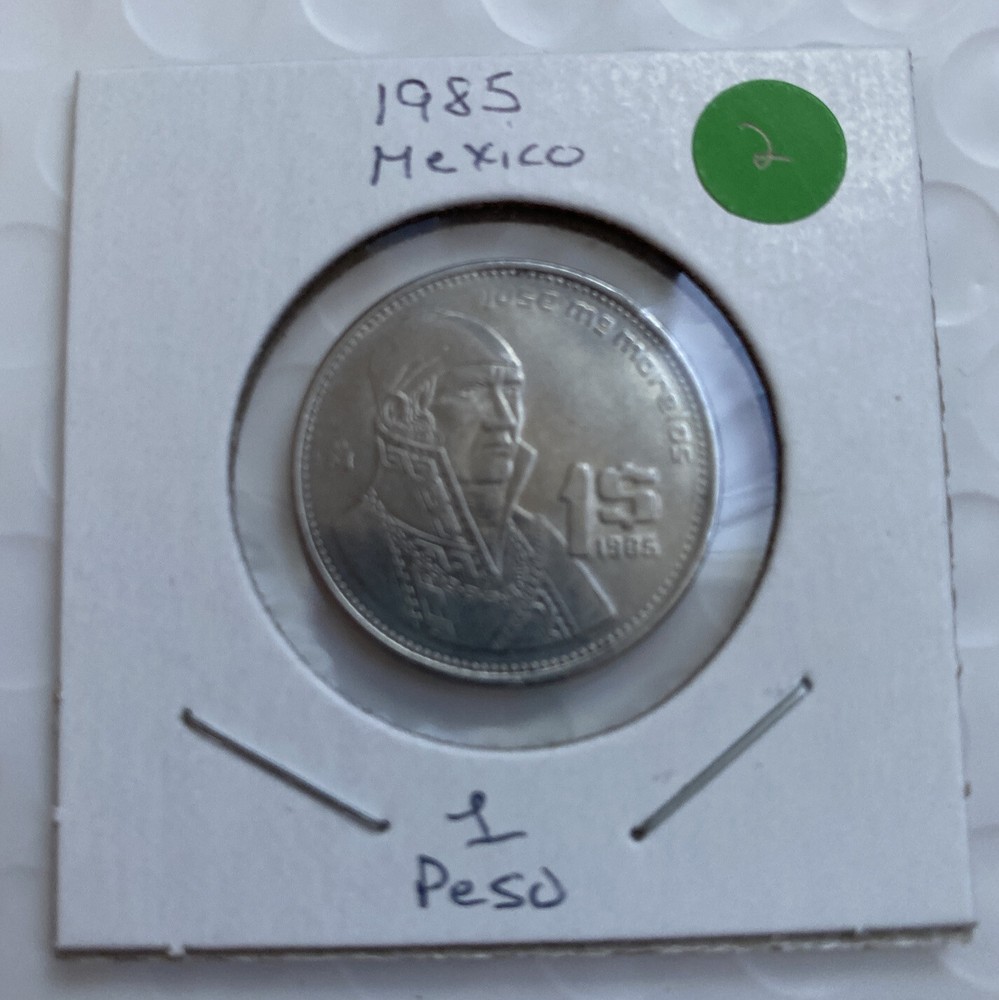 Mexico 1 Peso 1985 Coin  B7