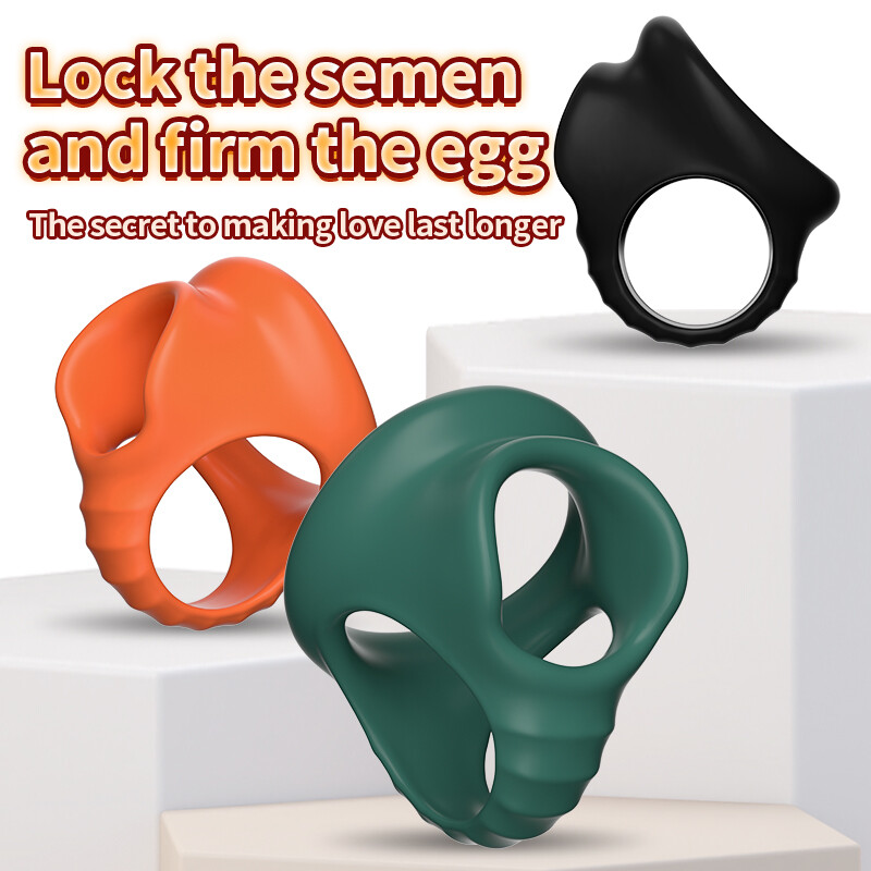 Reusable Penis-Enhancer-Extender-Ring Men Delayed Ejaculation Condom Chastity
