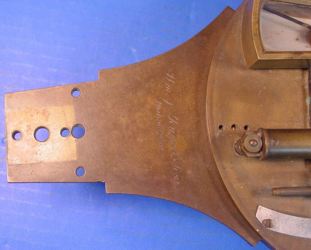 1876 Young & Sons Solar Compass - Missing Solar Attachment