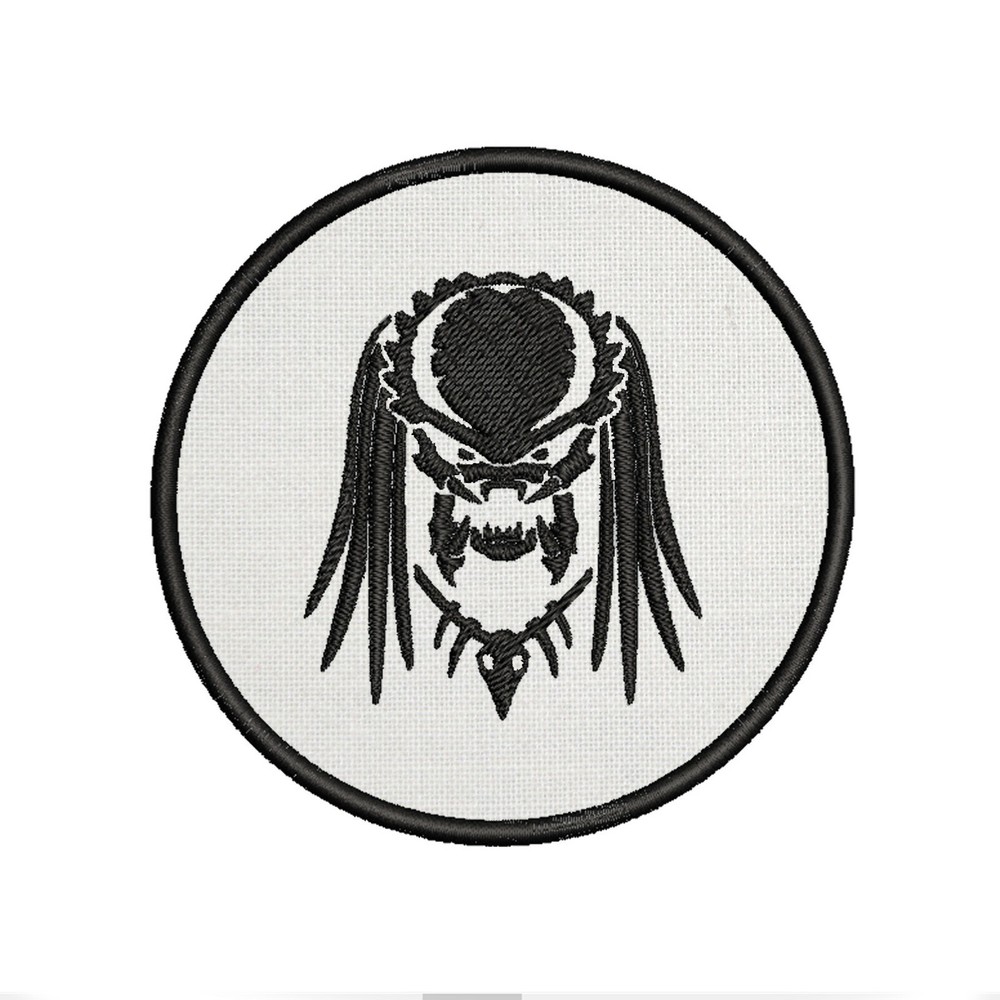 Sci-Fi Zombie Alien Predator Embroidered Patch - Iron/Sew On