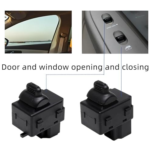 Passengers Side Power Window Switch & Door Lock Switch Button Compatible with