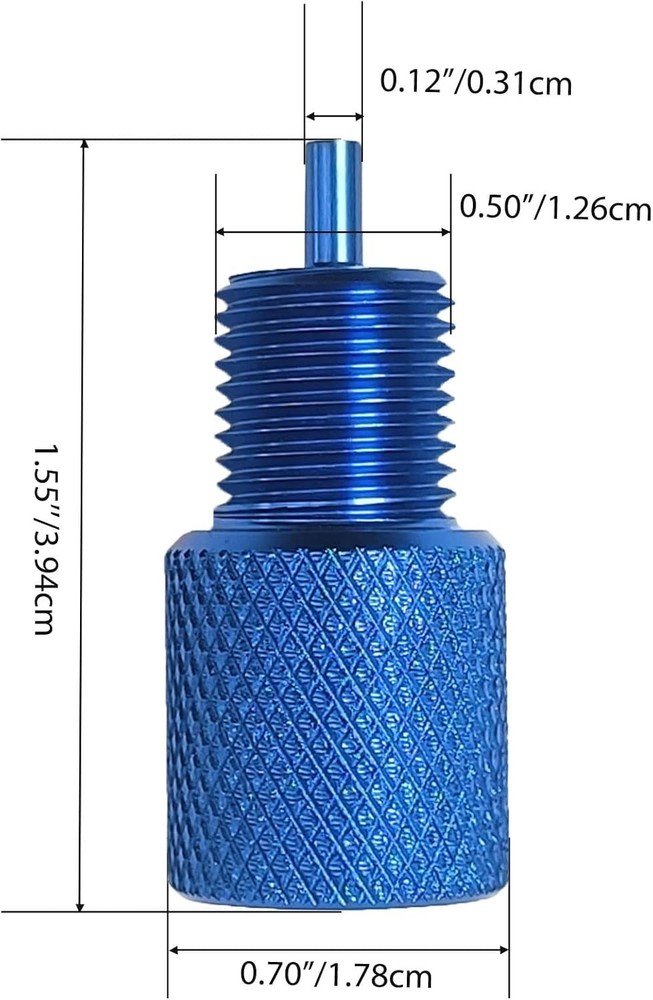 Lightweight Blue Brake Bleeder Tool for GM Combination Valves - Fast & Efficient