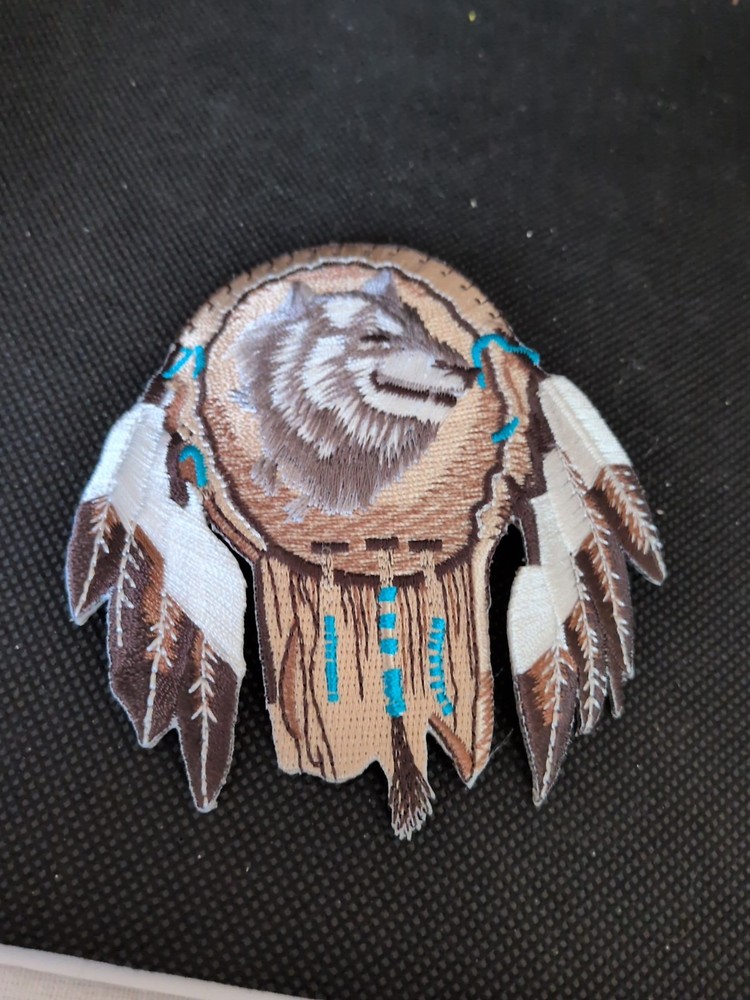 Vintage 1994 Dream Catcher And Wolf Patch From Honor & Pride