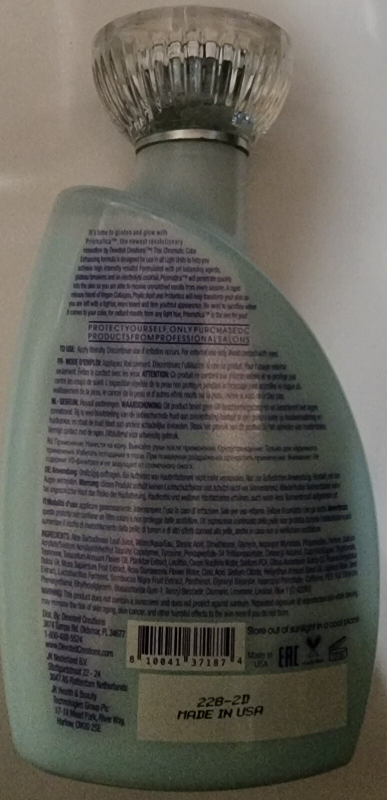 Devoted Creations Prismatica Tan Enhancing Color Creator Tanning Lotion 13.5 oz