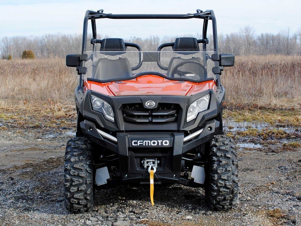 SuperATV Scratch Resistant Half Windshield for CFMOTO UForce 500/ 800 (2014+)