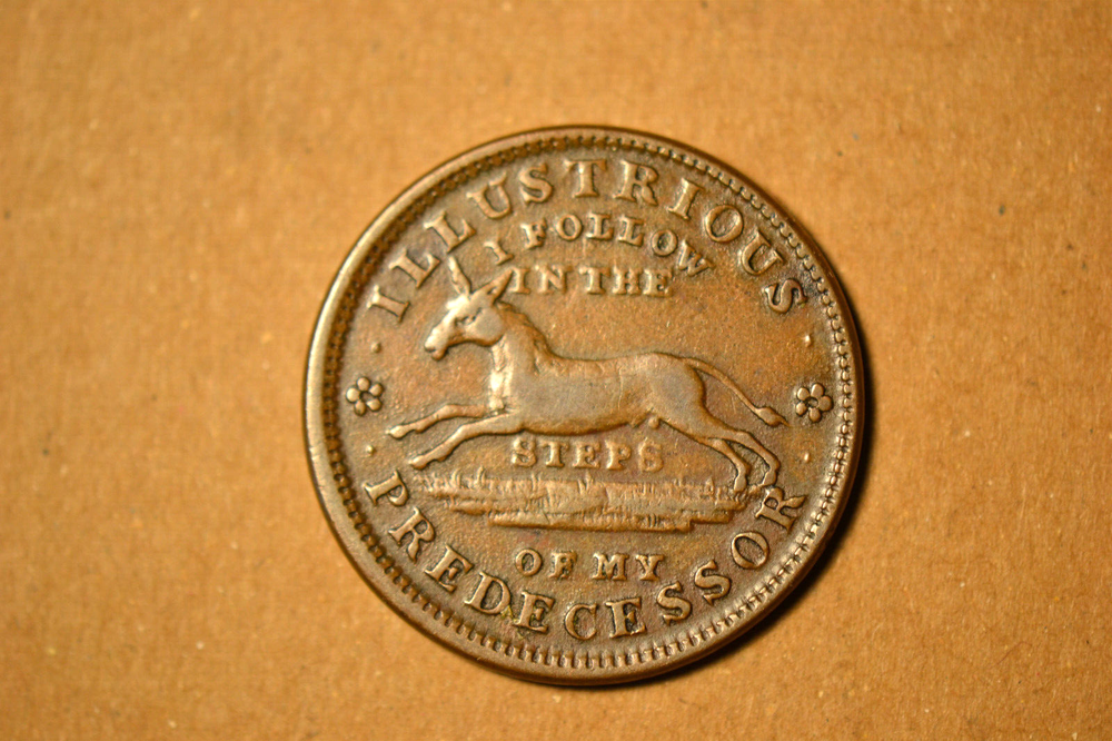 1837 Hard Times Token- Executive Experiment- Nice Brown EF