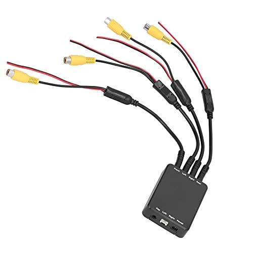 4 Way Car Video Switch Panoramic Camera Control Switch 360° Degree Camera