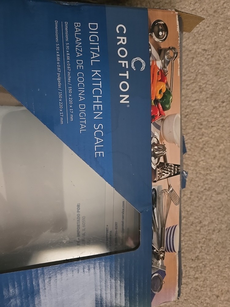 Crofton Digital Kitchen Scale - Green 11 Lbs Capacity