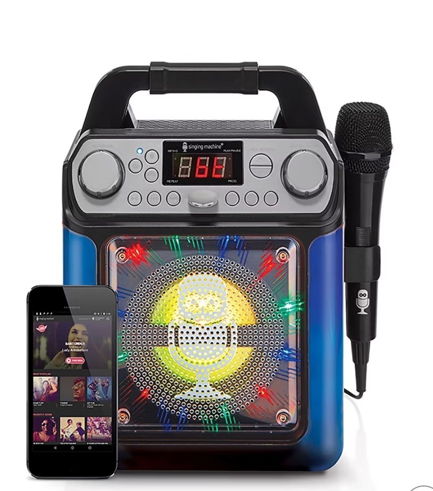 Singing Machine Portable Bluetooth Karaoke System