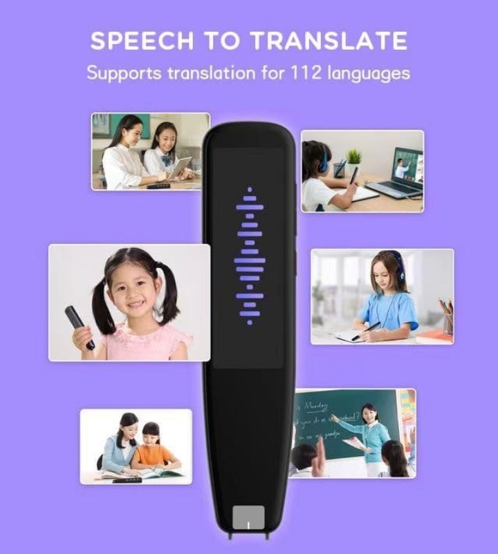 Scan Translator Pen, High-Accuracy Text-to-Speech Device Supporting 112 Language