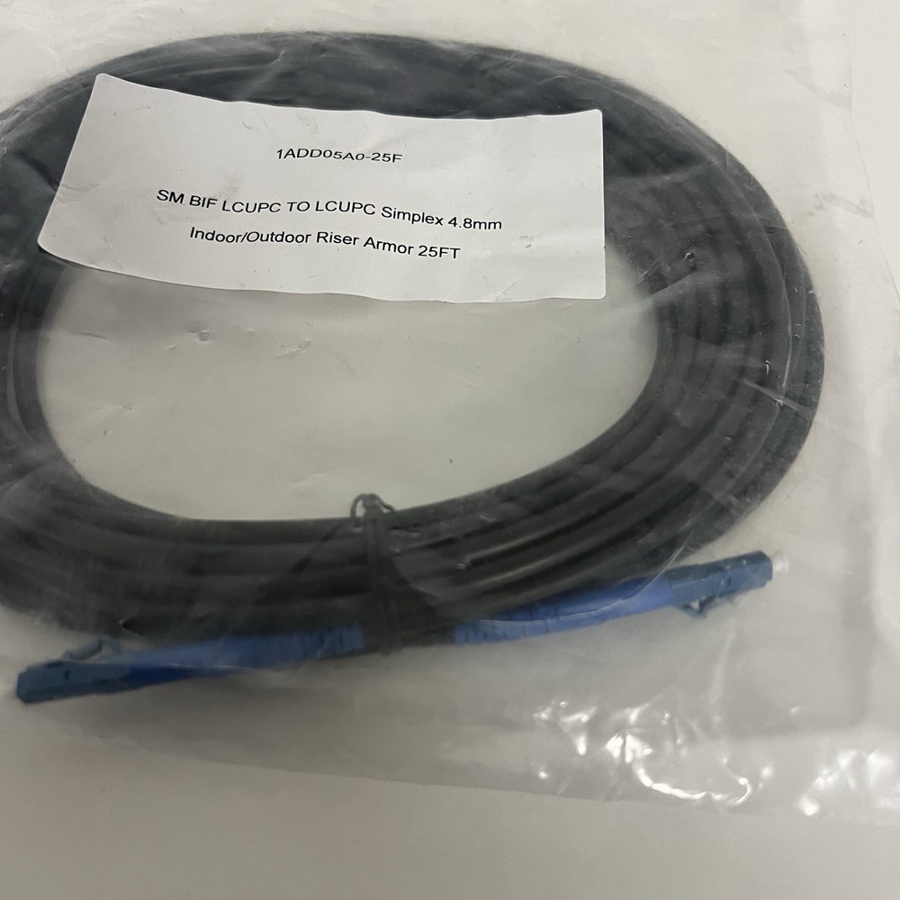 LCUPC TO LCUPC Simplex 4.8mm SM BIF 25FT