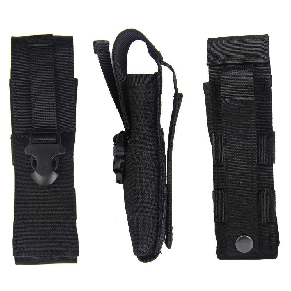 Multiuse Tool Pouch Holster Case with Adjustable Capacity for Holding Flashlight