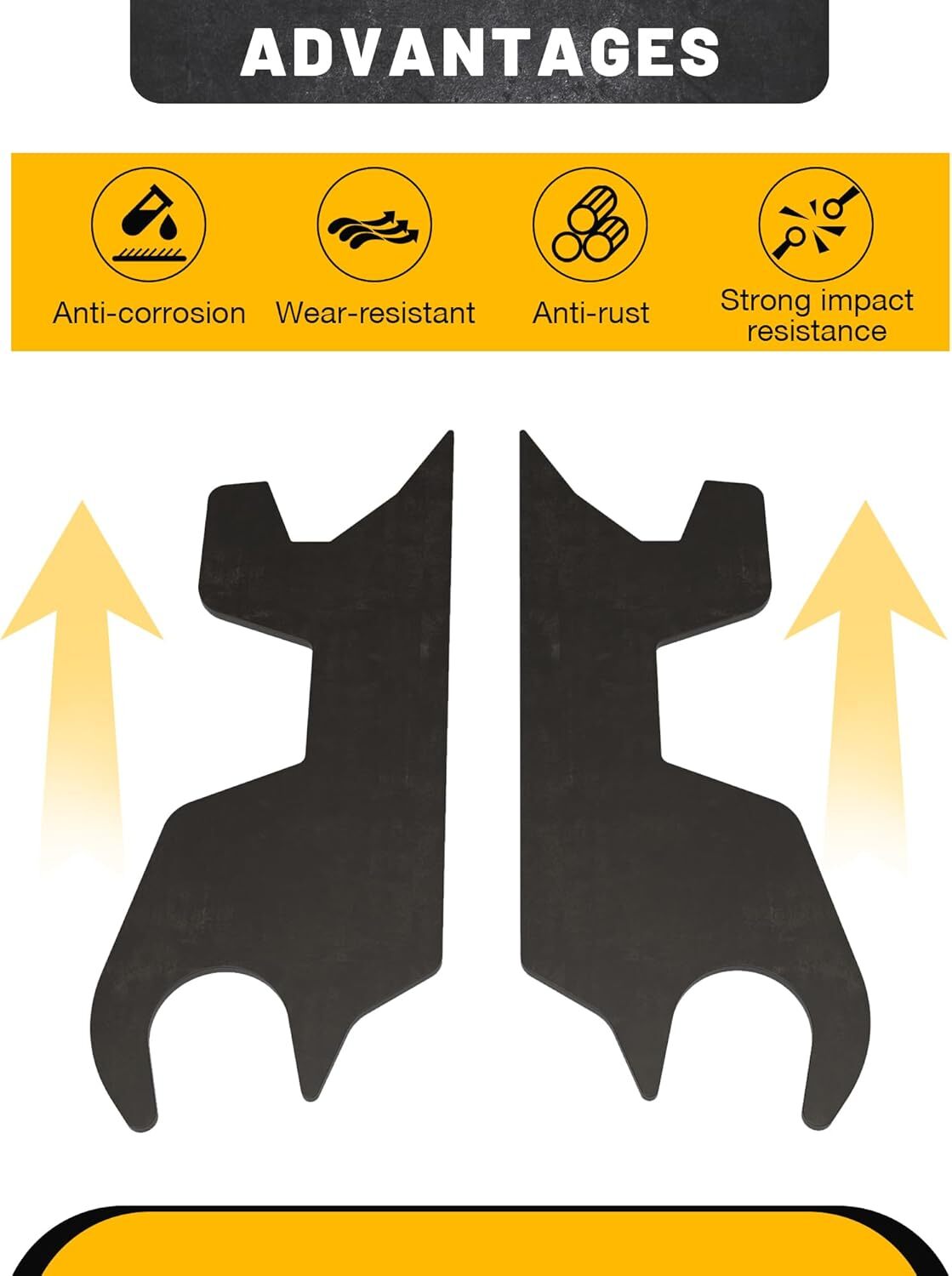 For JOHN DEERE 27 35 D C G ZTS 110 TLB QUICK CHANGE BUCKET ATTACHMENT EARS