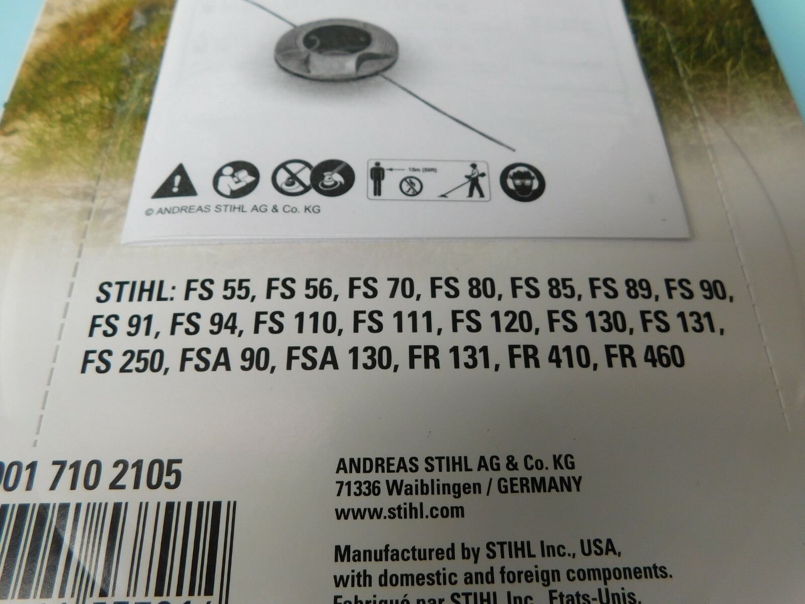 STIHL TRIMMER ( FixCut 31-2 ) HEAD FS55 FS56 70 FS80 FS85 FS90 FS110 120 130 250