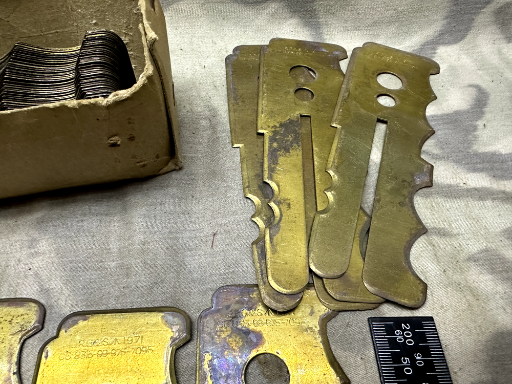 Orignal British Army Brass Button Cleaning Stick from Original Issue Box