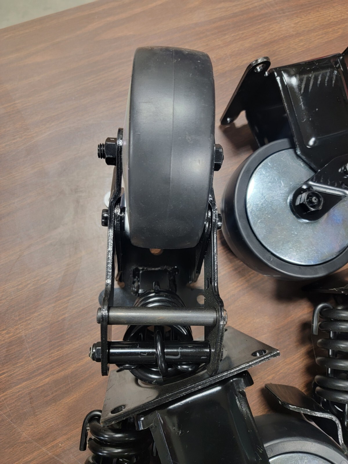 NEW 4 Heavy Duty 6" x 2" Spring Suspension Tool Box Casters 1,000 lbs SALE!