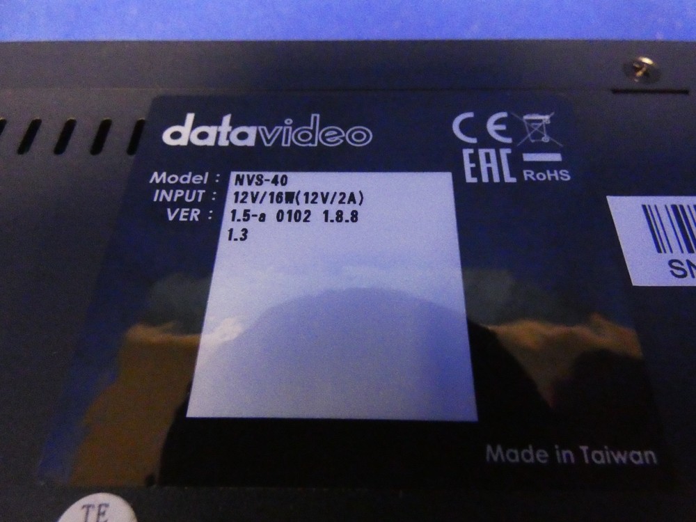 Datavideo NVS-40 4-Channel Streaming Encoder/Recoder w/Power Supply (no drives)