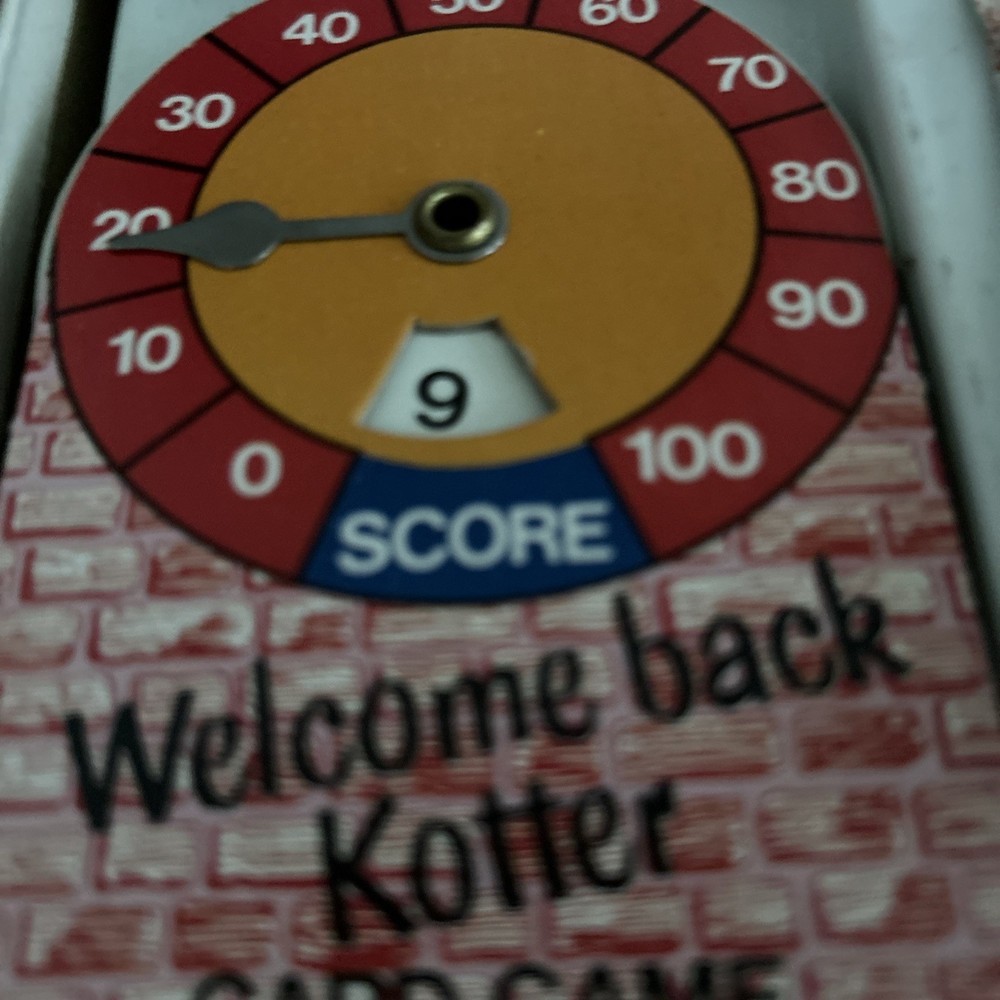 Welcome Back Kotter Card Game