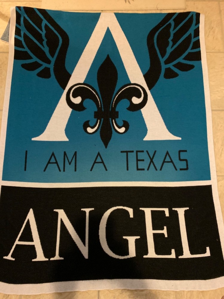 Texas Angel Throw Blanket