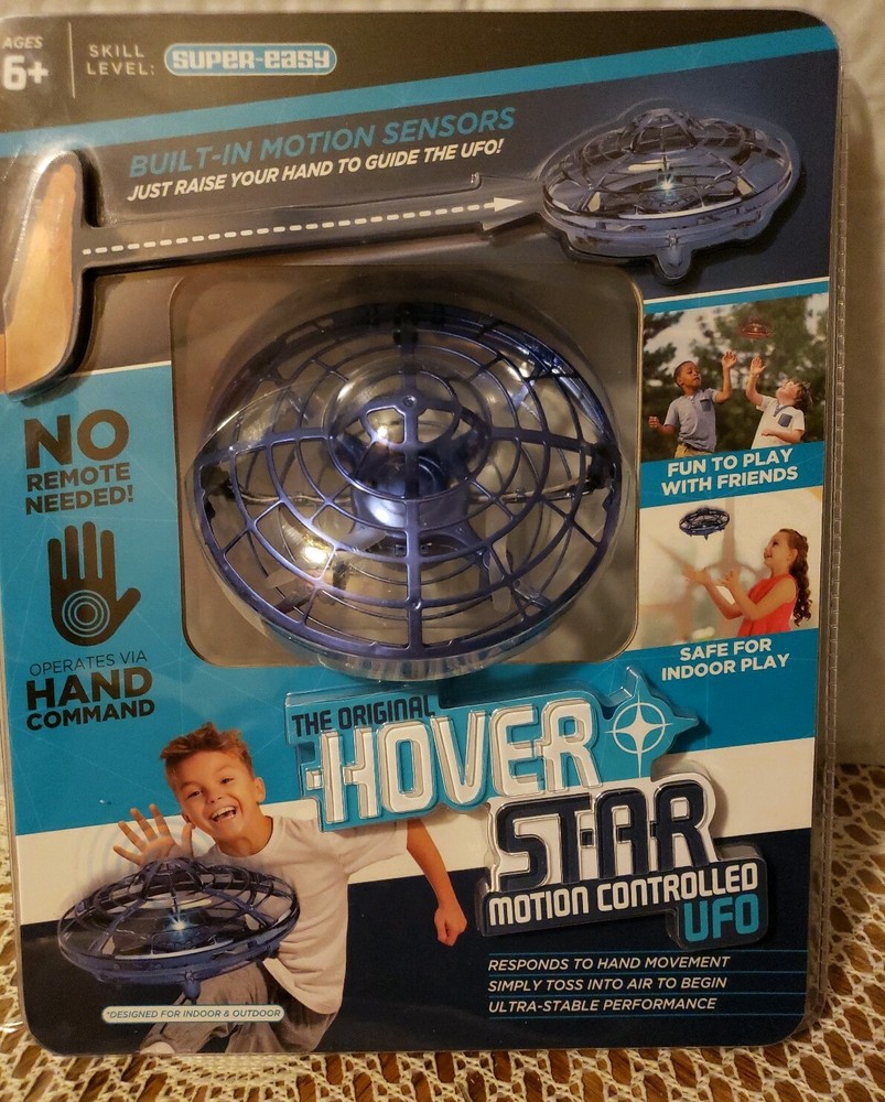 Hover Star Motion Controlled UFO R/C Drone Blue