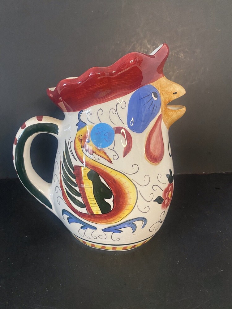 Rooster Pitcher by Paradox, 24 oz