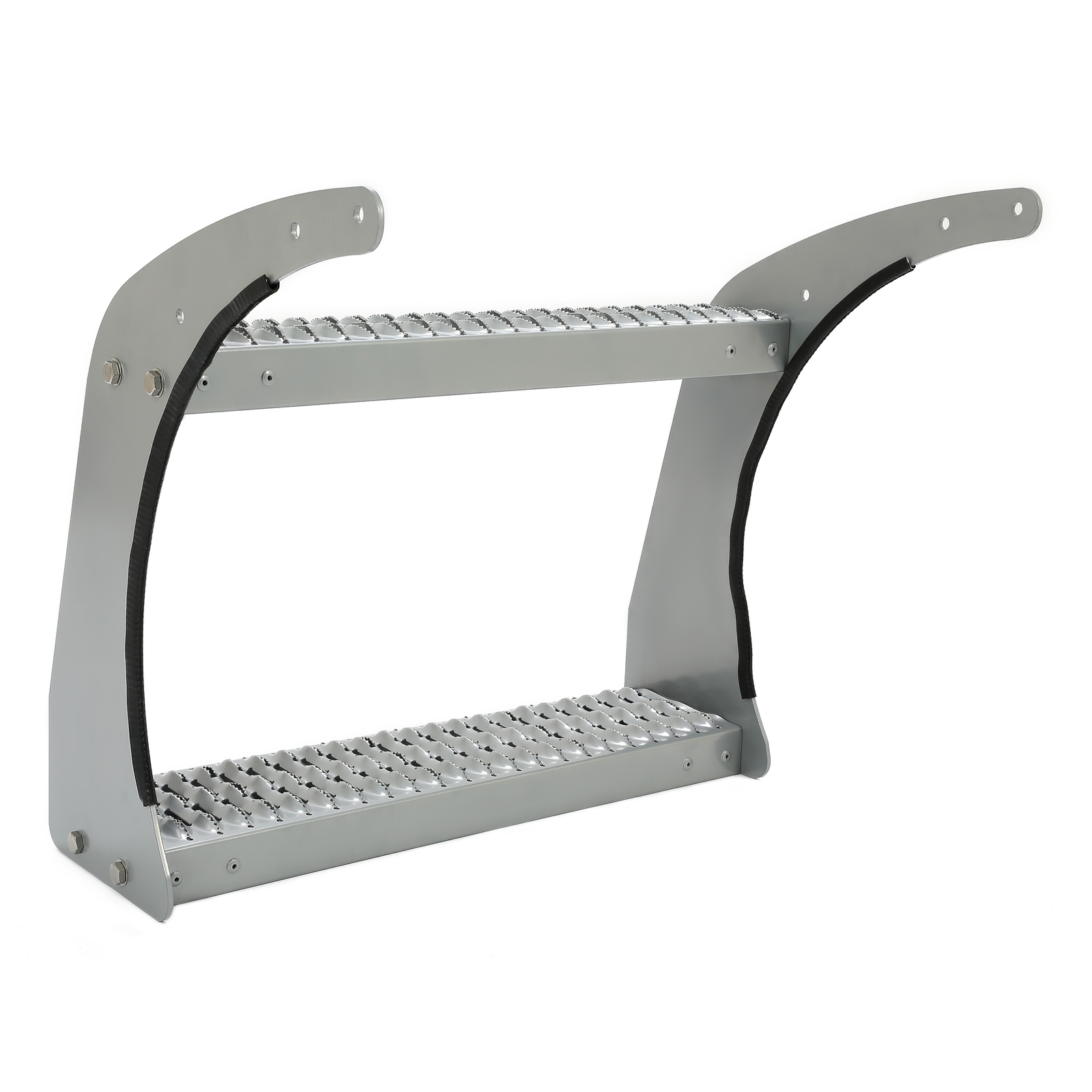 For Peterbilt Universal 26" Fuel Tank Step Bracket Kit Heavy Duty Powder Coated