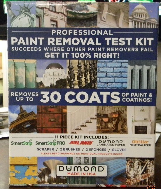 DUMOND Paint Removal Test Kit / 11 Piece Test Kit.