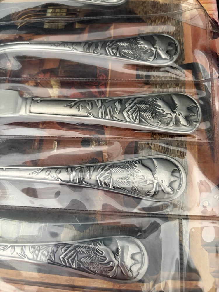 CAMBRIDGE Lab Stainless Steel Flatware DEER. Set 5 pc.