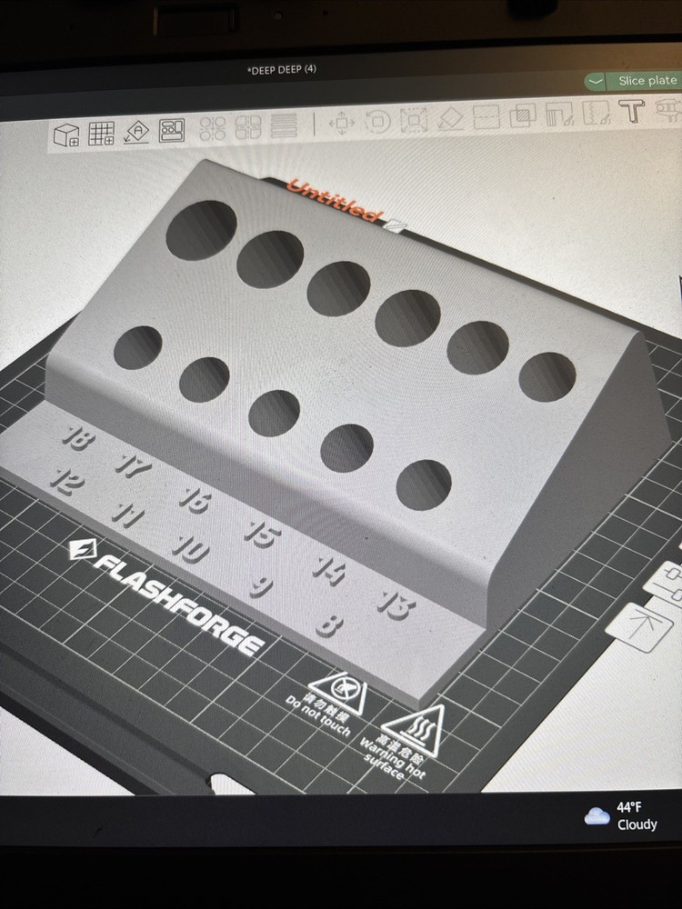 Schwaben Deep Metric Socket Set Organizer 3D Printed With Labels