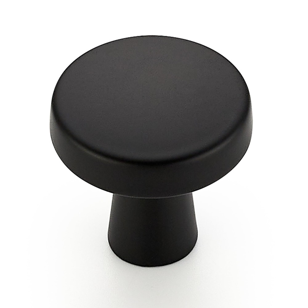 Ravinte 20 Pack Matte Black Cabinet Knobs Mini Round Knobs Single Hole Solid Dra